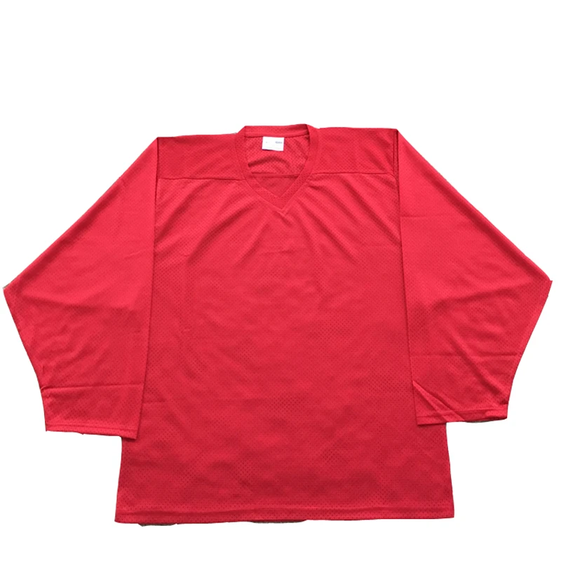 Any Color Any Size Mesh Fabric Practice Blank Ice Hockey Jersey for Training