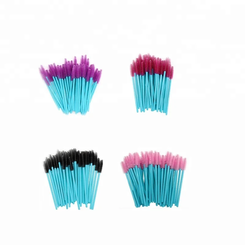 Wholesale Factory Sale Mascara Wand Brush Customized Color Eyelash Brush Eyelash Extension Tools