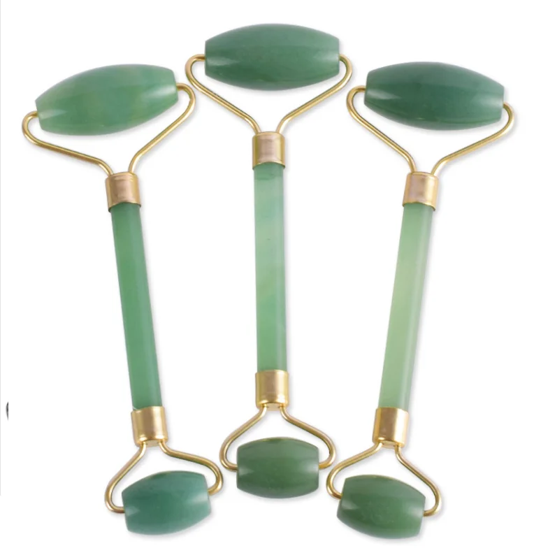 Натуральный кристаллический розовый кварц Нефритовый ролик для массажа лица и массажный кожи самый большой валик из пеноматериала 18