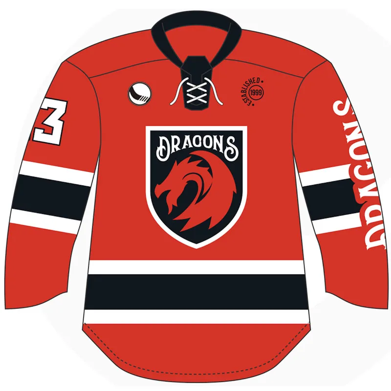 One Piece Sample Price Custom Design Sublimated Printing Hockey Jerseys  with String on Collar - AliExpress