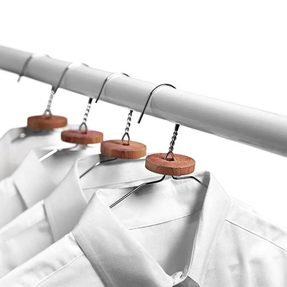 Репеллент от моли, круглая 100% натуральная кладовая, защита от вредителей, шкаф, деревянные кедровые кольца для шкафов и ящиков