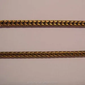 Brass Metal Chain for Handbags Nickel-Free Jewelry Findings Composed of Copper and Iron