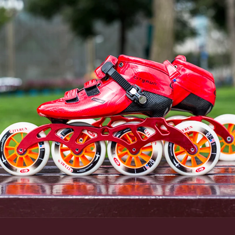 Flydazzle Carbon Fiber Inline Speed Skates - Aggressive