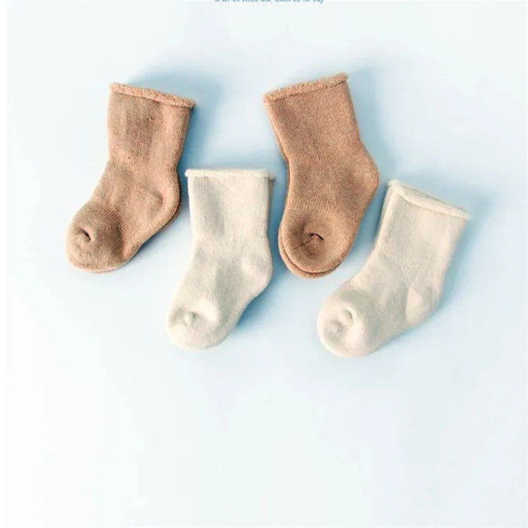 Оптовая продажа; Толстые теплые детские носки; Вязаные Органические носки