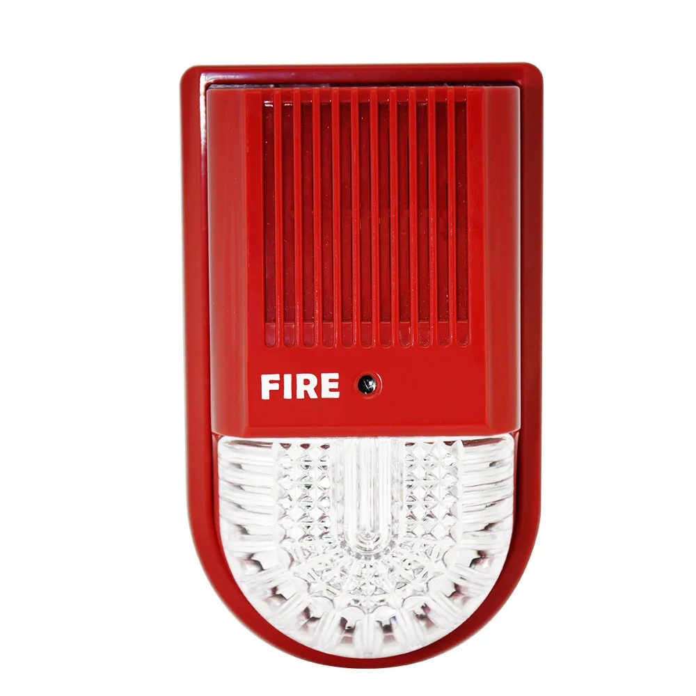 activated fire alarm strobe lights