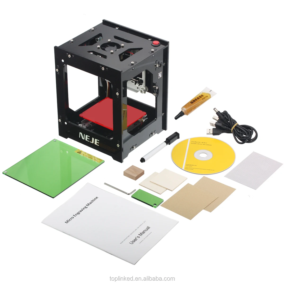 Mini Automatic High Speed 1500mw Laser Engraving Machine DIY Logo Printer Best Laser Engraver Marking Machine for Art Craft