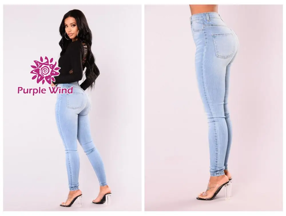 High Waist Custom Denim Elegant Colombian Plus Size Women Fashion Jeans