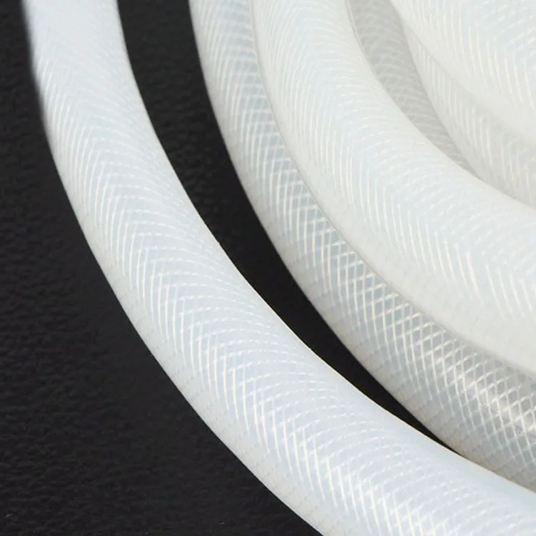 Силиконовый усиленный Плетеный вакуумный садовый шланг высокого давления, гибкий плетеный шланг