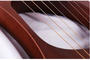 Traditional Irish Lyre Harp - 7 String Musical Instrument, Custom