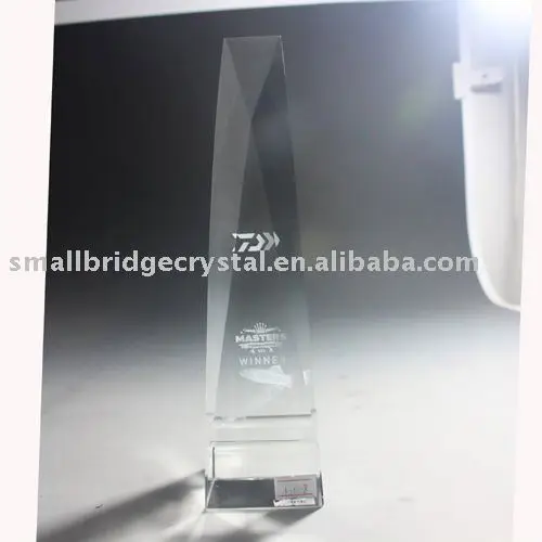 Prêmio de cristal/troféu de cristal