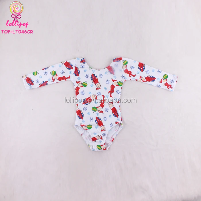 Бирюзовый гимнастический купальник с цветочным принтом, детский классический балетный купальник для танцев, хлопковый купальник с рюшами и рукавами-фонариками для девочек