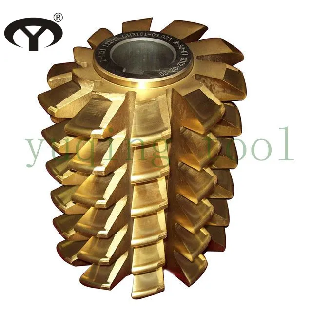 HSS M2 Module M4 Gear Hob Cutter With Pressure Angle 20 Degree