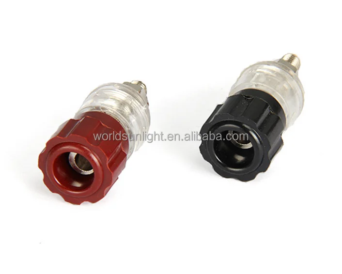 
 JS-999A 5 мм нить цвета: черный, красный, аудио динамик зажимный винт клеммный блок разъем  