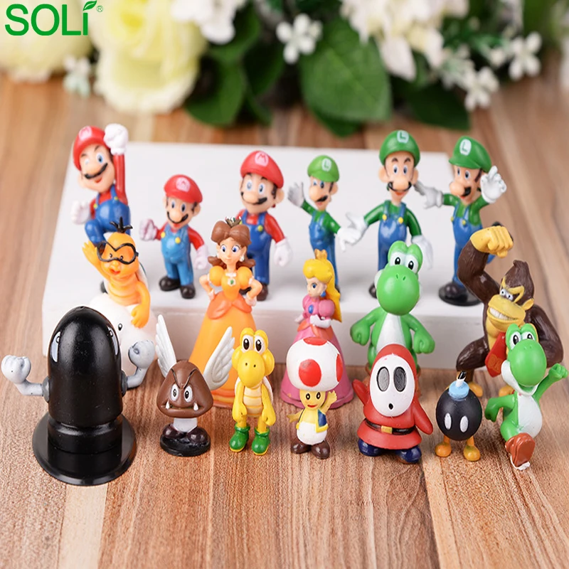 mario plastic figures