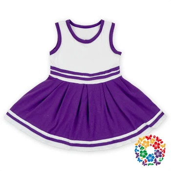purple colour baby frock