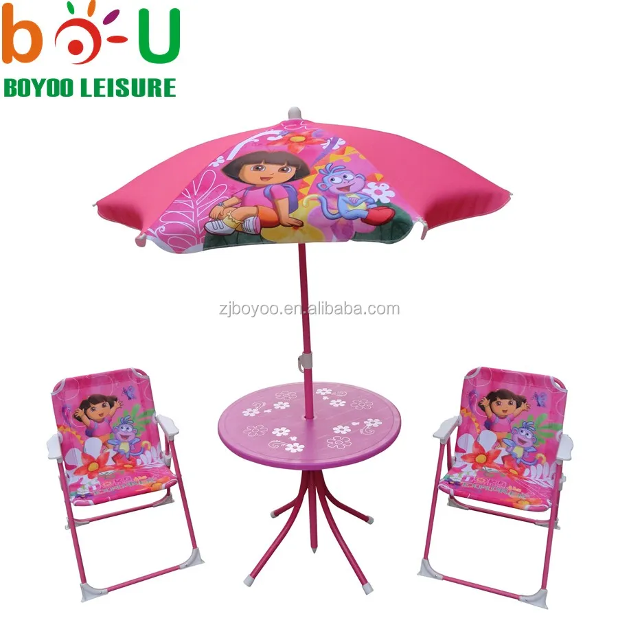 Garden Furniture Kids Children Patio Set( 2 chairs+1 table+1 umbrella