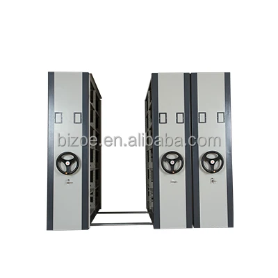 
Henan supplier High density metal archive cabinets steel mobile compact shelf Odourless 