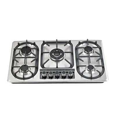 gas cooker 5 burner stainless steel