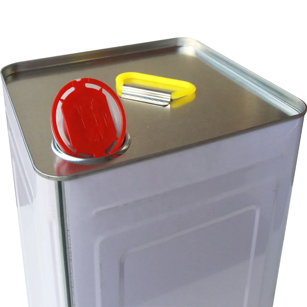 20 Liters Empty square Metal Tin Can for Olive Oil