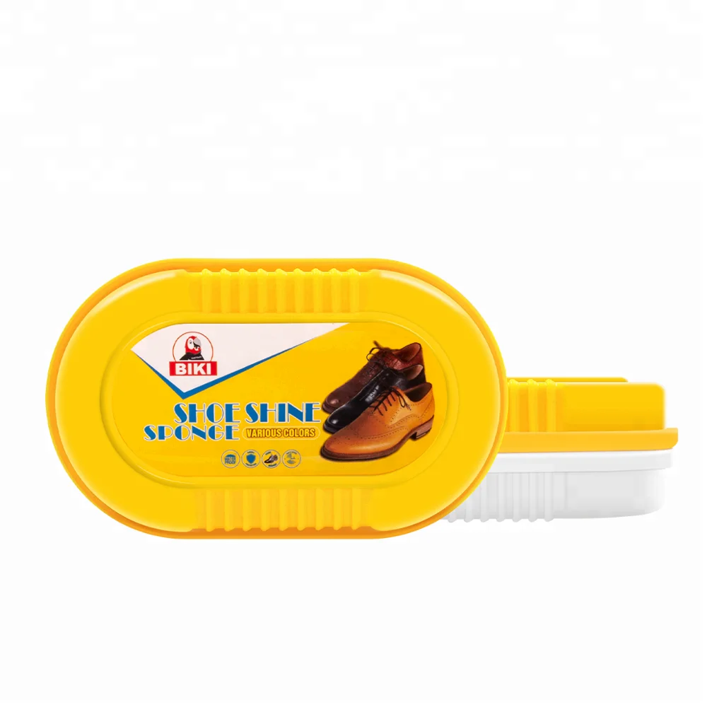 BIKI Double Sides Instant Shoe Shine Sponge for Leather Shoes Factory and  Manufacturers China - Customized Products Wholesale - Zhongshan Biaoqi