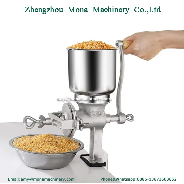 Hand Cranking Operation Grain Nuts Mill Grinder for Wheat Grain