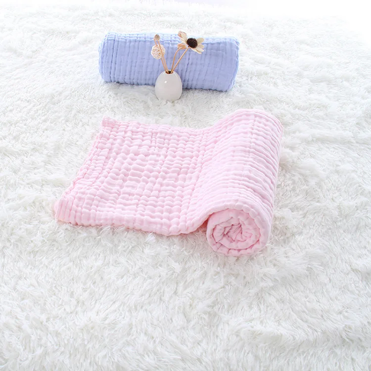 Прямая продажа с фабрики, оптовая продажа, Лот из 6 слоев 100% хлопковая муслиновая пеленка