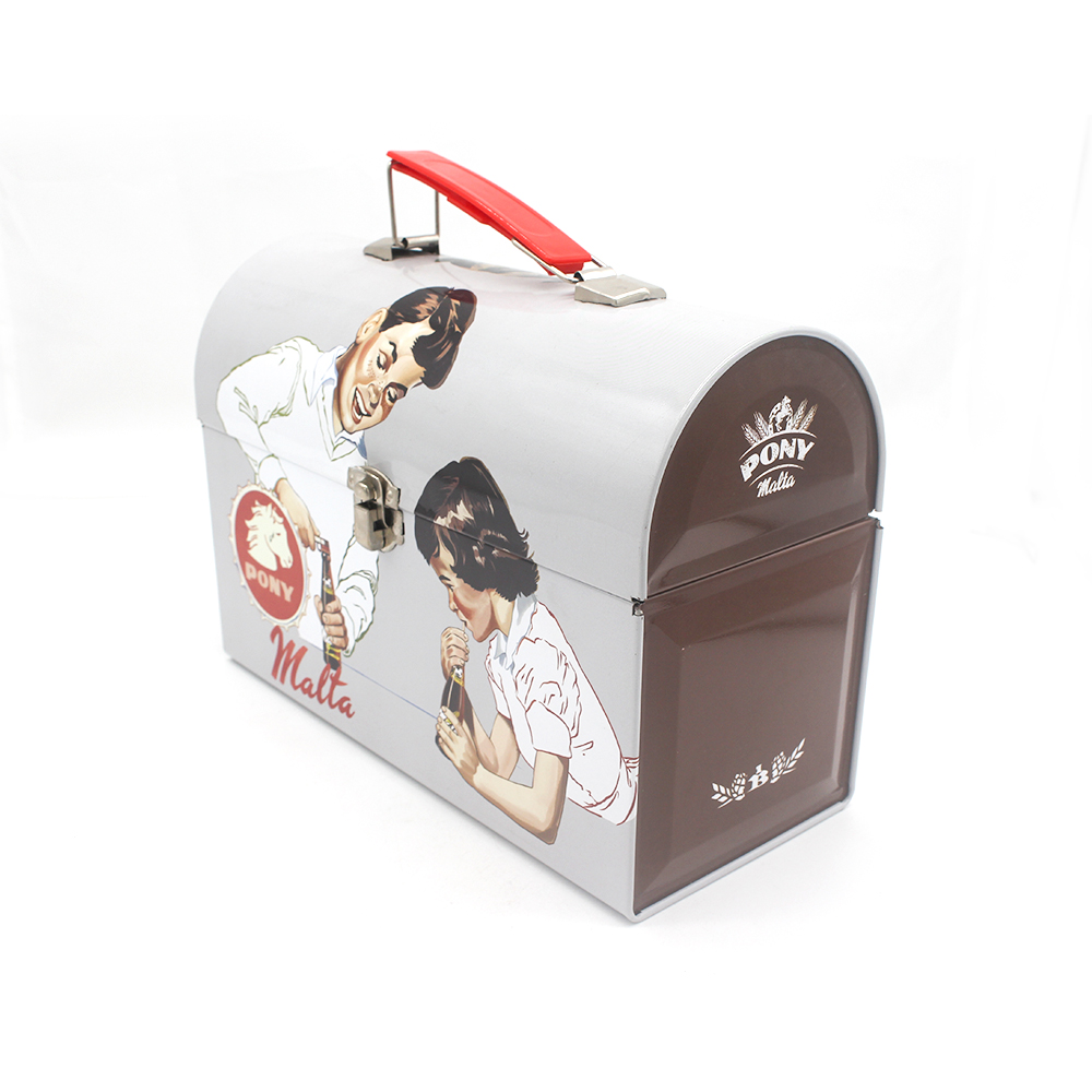 Guangdong индивидуальная пустая большая металлическая ручная Оловянная коробка для инструментов