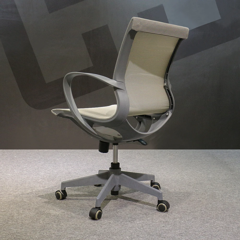 Labels Office and Wheels Secretary with Arms Comfortable White Desk Chair