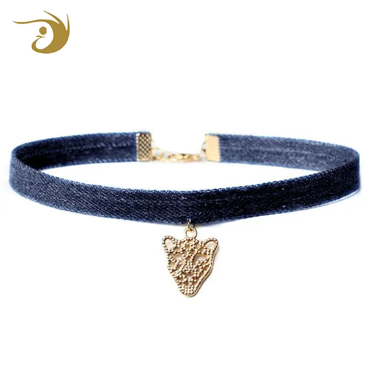 Collier Ras Du Cou 2 Rangs En Jean – NATURE BIJOUX – Occasion