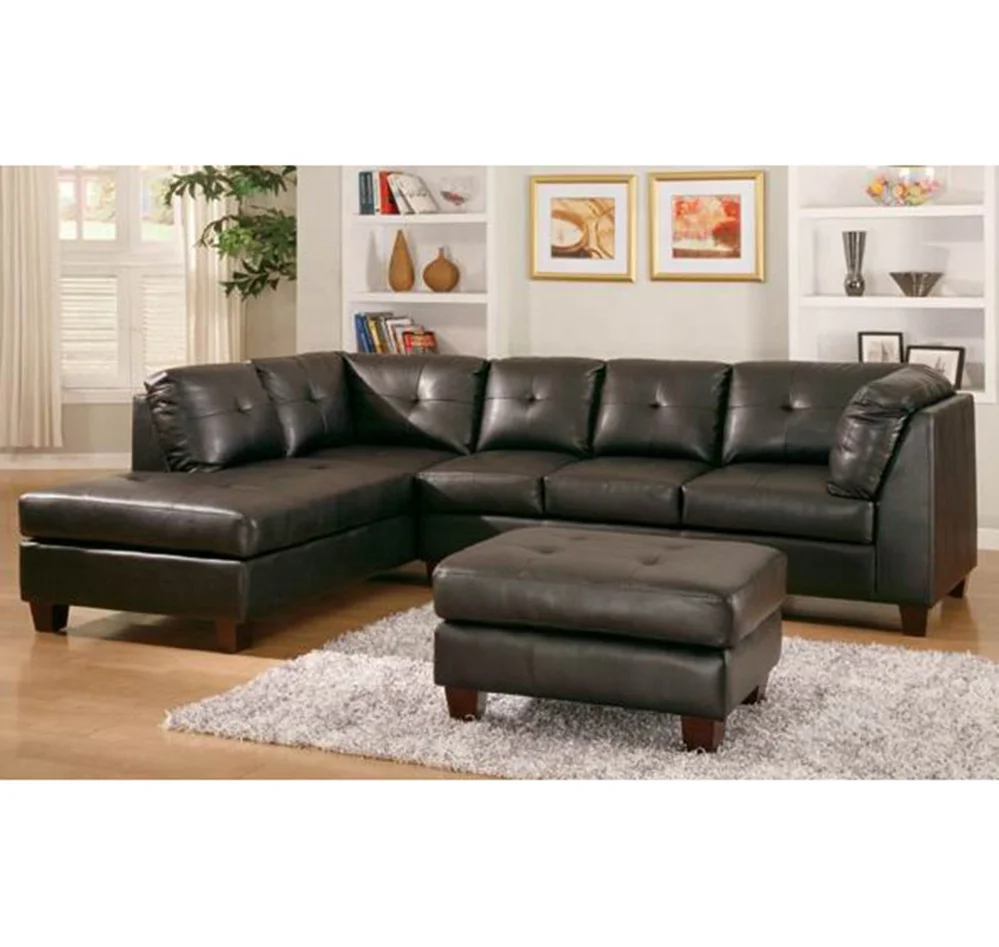 Latest Design L Shaped  Sectional Sofa Factory Wholesale Price Modern Sectional Sofa Set for Elegant Living Room