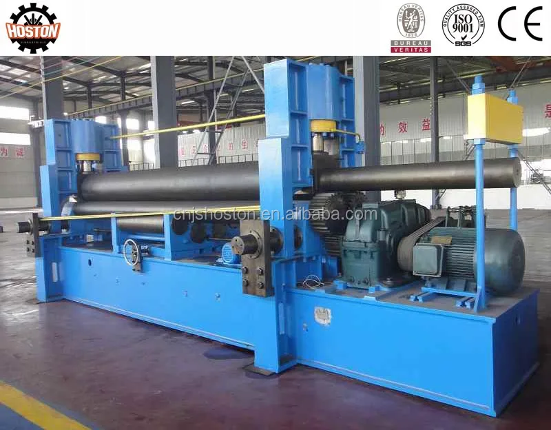 
HOSTON 4 рулонный гибочный станок, сверхмощный станок для прокатки стальных пластин, верхний ролик, универсальный 4-рулонный гибочный станок, цена 