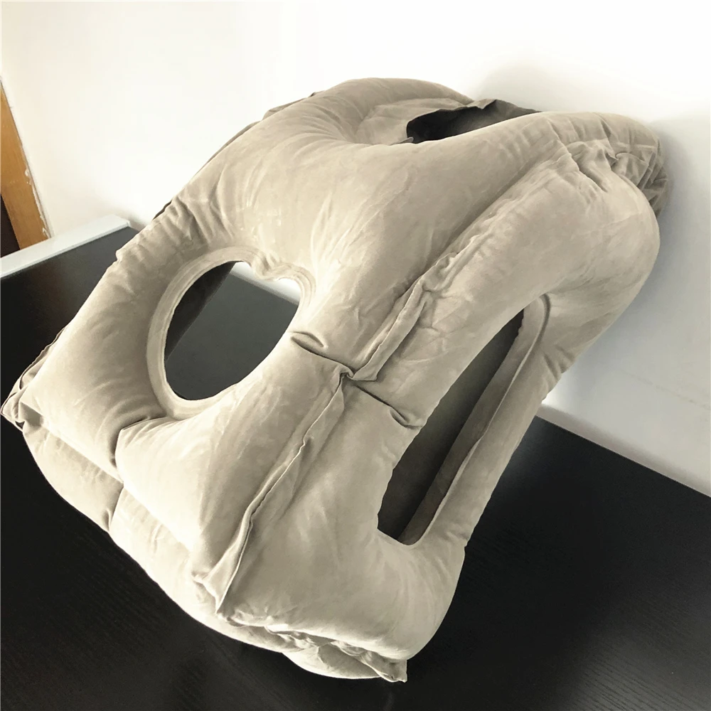 Подголовник, подушка для всего тела, автомобильная воздушная подушка для путешествий, подушка для шеи/подбородка/тела, надувная подушка для объятий