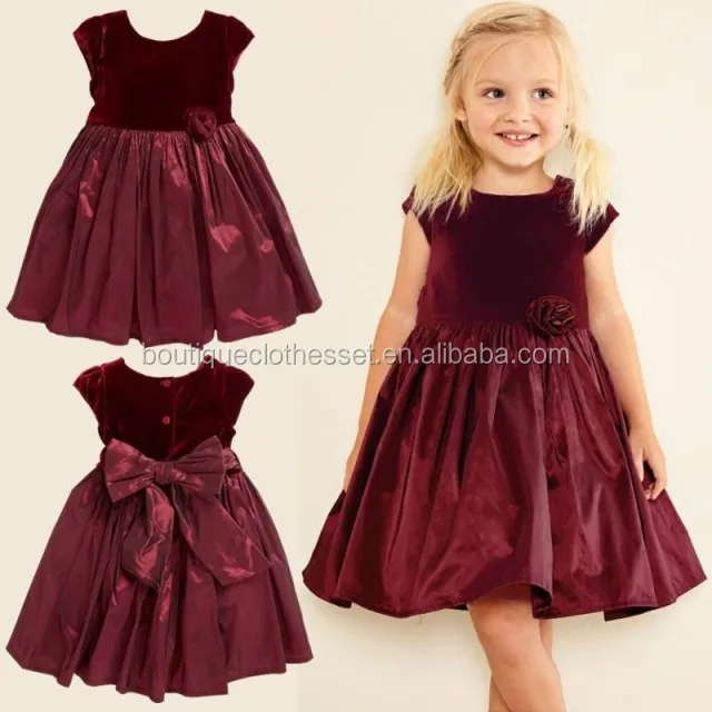 Wholesale Kids Party Wear Dresses For Girls One Piece Girls Party Dresses Buy One Piece Girls Party Dresses Kids Party Wear Dresses Red Velvet Flower Dress Product On Alibaba Com