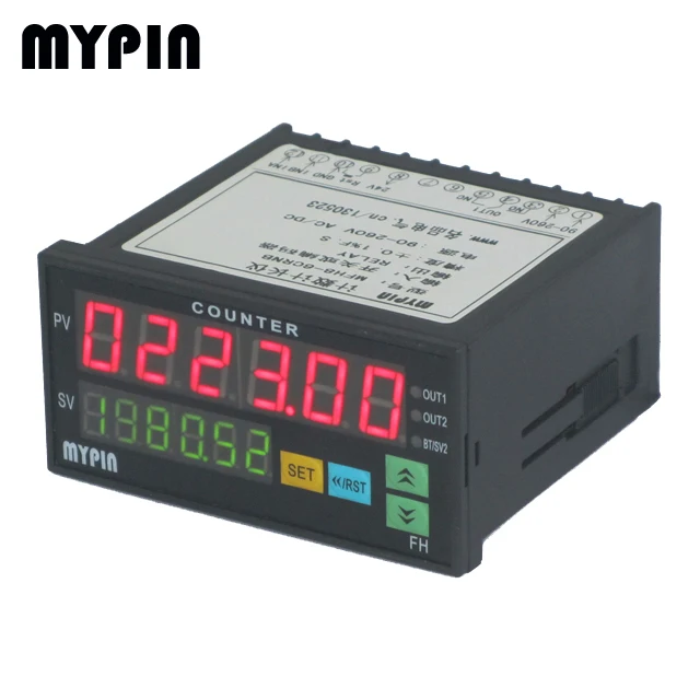 Digital LCD Counter Tally Counter Punch Digital Totalizer Count Up to 99999 with Infrared Sensor Reset Setting for Automatic Conveyor Belting Winding Machine 