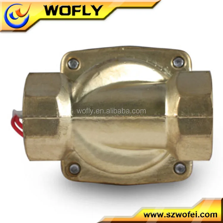 Водяной электромагнитный клапан высокой температуры 2w-160-15 NC 220V 1/2 дюйма стандартная общая запорная латунь/ss OEM ODM CN;GUA AFK CE