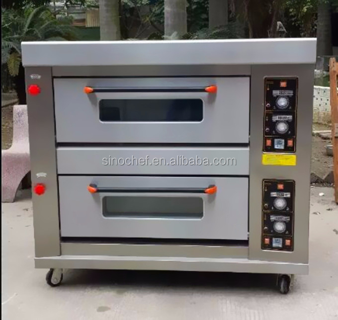 
 Коммерческая Двухуровневая газовая пекарская печь для торта  