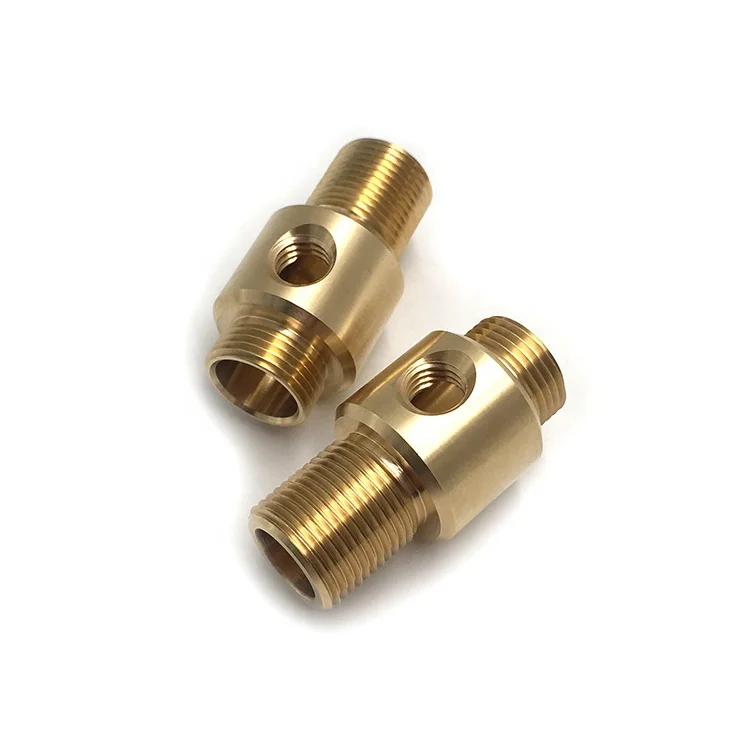 Custom Cnc Machining Copper Brass Fitting Round O-ring Bushing