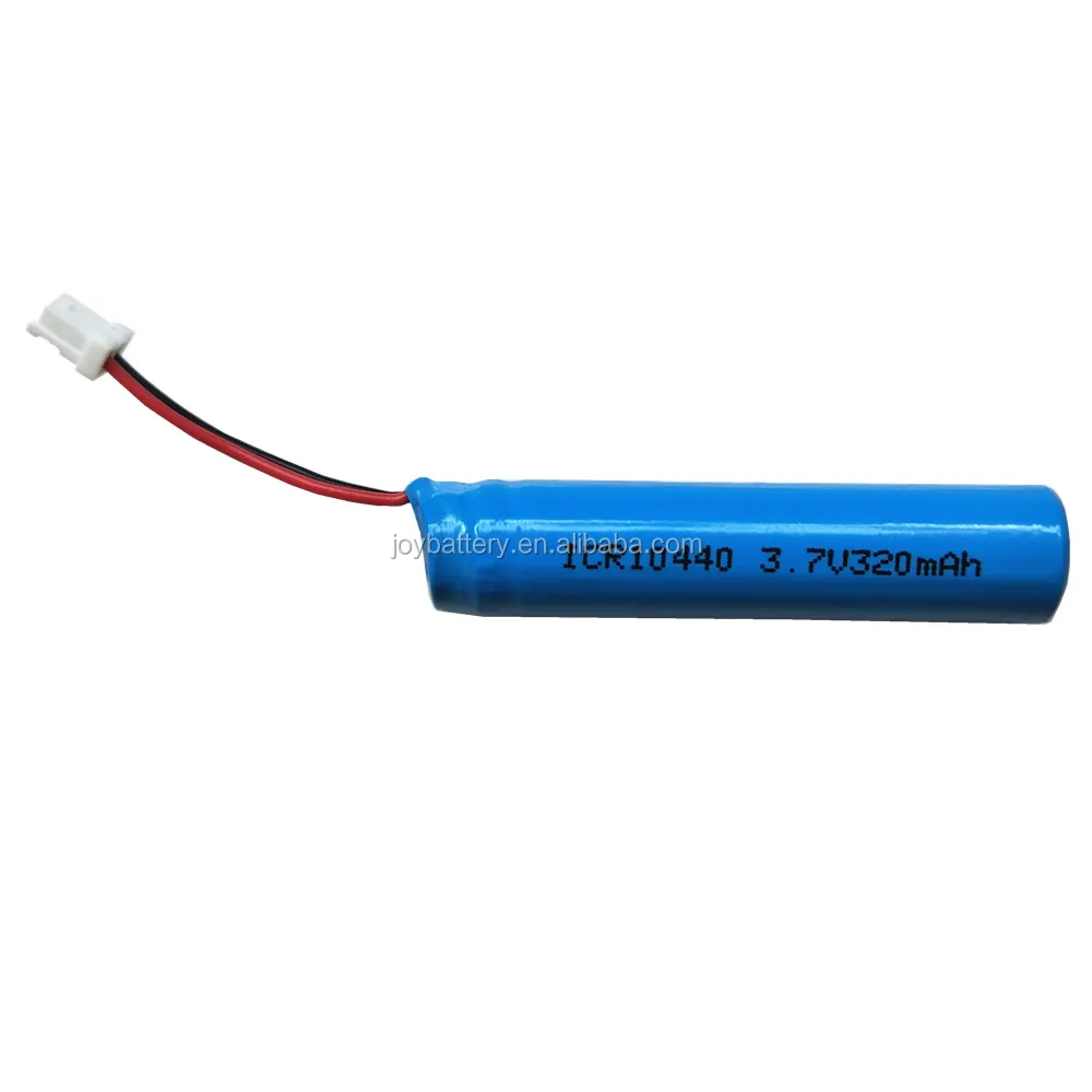 10440 3.7V 320mAh Li-Ionバッテリーパック（PCB・コネクタ付）