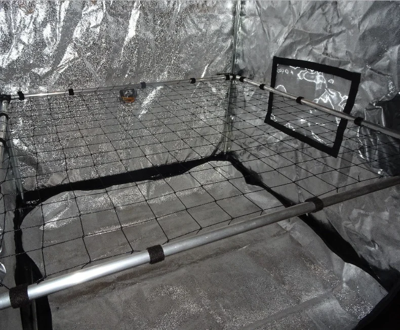Elasticated Scrog Net Mesh Hydroponics Grow Tent Plant Netting Support P5F1 