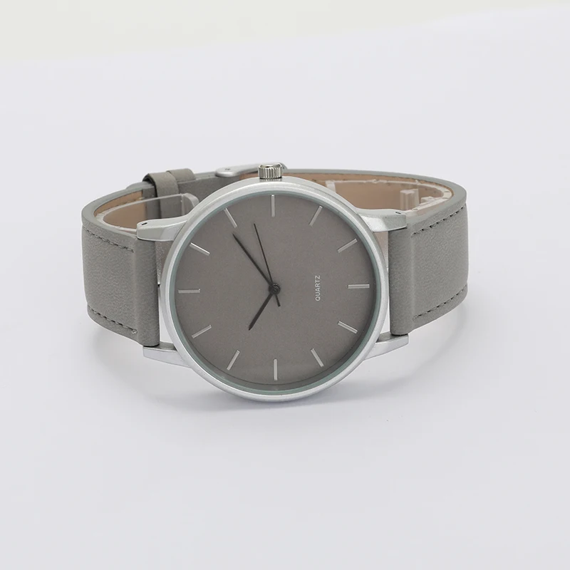Superior Quartz Water Proof Wrist Watch Leather Strap New Product Japan Movt Geneva Watch Stainless Steel Back