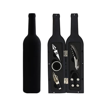 custom simple Business gift stainless steel zinc alloy 59 pieces rabbit wine opener wine gift sets