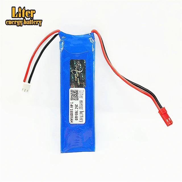 703480 25c JST разъем 7 4 V 1800 mAH Lipo батарея для WLtoys V323 пульт дистанционного управления лодки