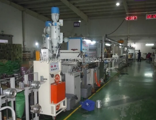 Power Cable Insulation Coating Extruder/ Plastic Coating Extrusion Machine