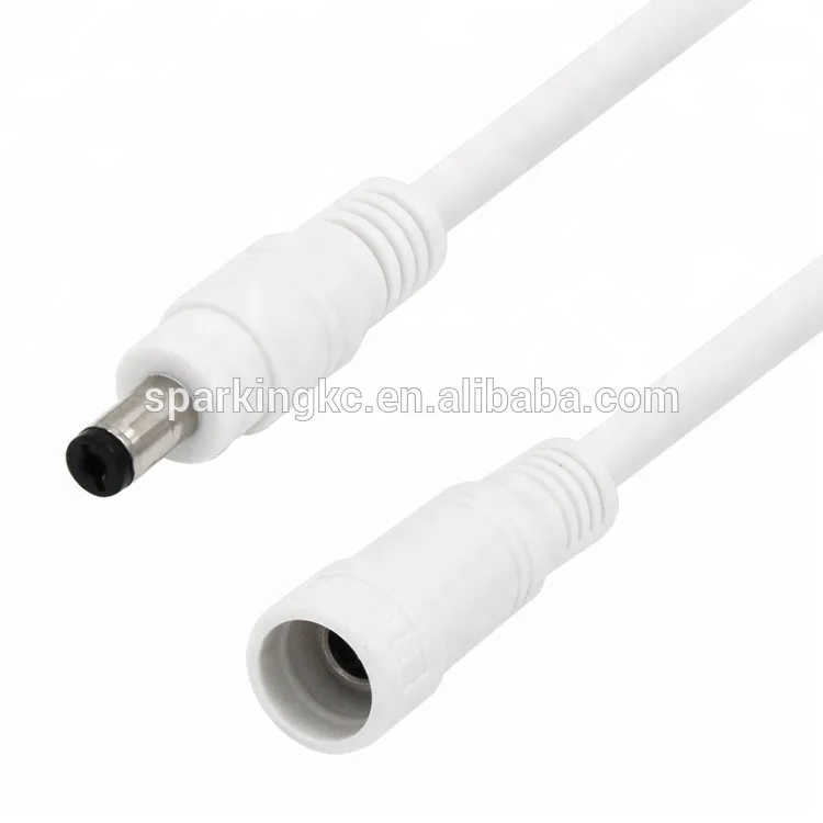 Durable Fast Charging 12V 5521 Male to Female DC Power Supply Extension Cable Cord for CCTV Security Camera