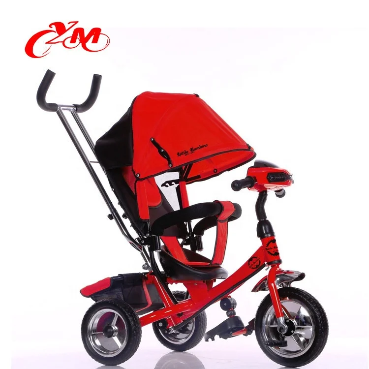 Germany and Poland Market Models Kids Tricycle with Wagon / Multifunctional Baby Tricycle 4-in-1 / Baby Tricycle with Big Wheel