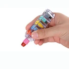 Ideal Stackable Crayon Multicolor Crayon Pen 6 Stackable Bullet Tip Ideal For Promotional GIFT