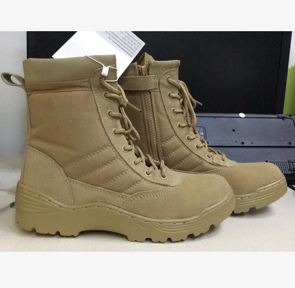 slip on duty boots