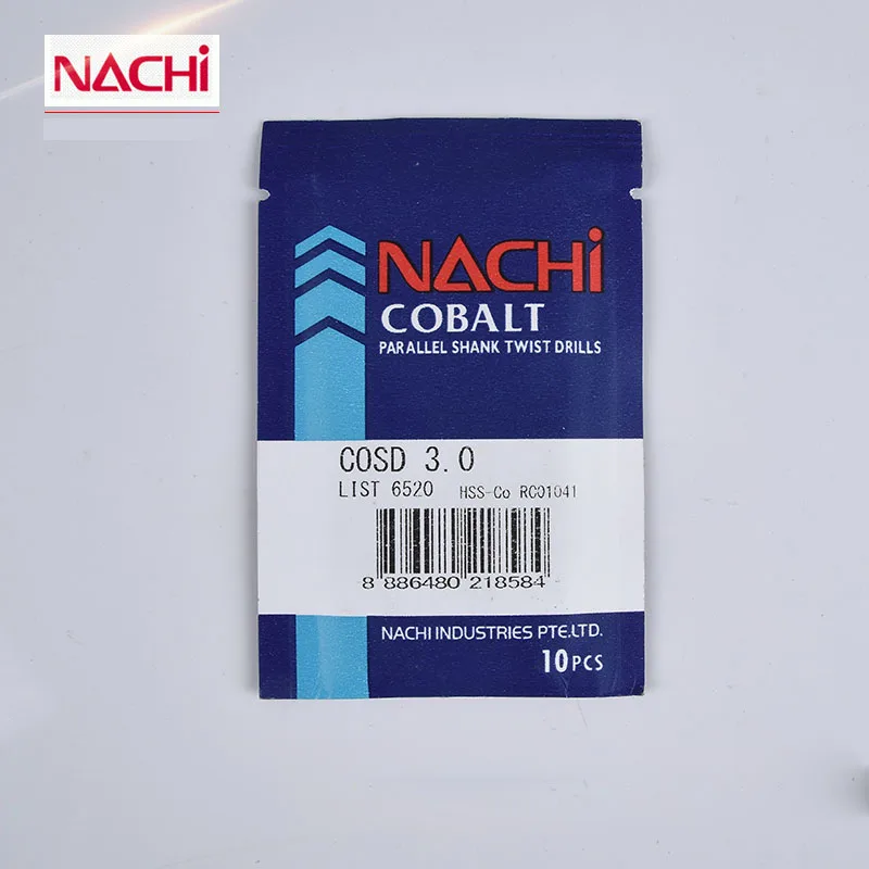 53 Nachi 6501 COBALT Jobbers Length Twist Drill #53 Drill 10-PACK 1060022 No