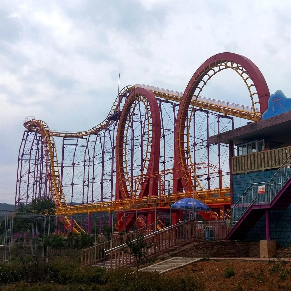 6 петель, супер американские горки в Китае