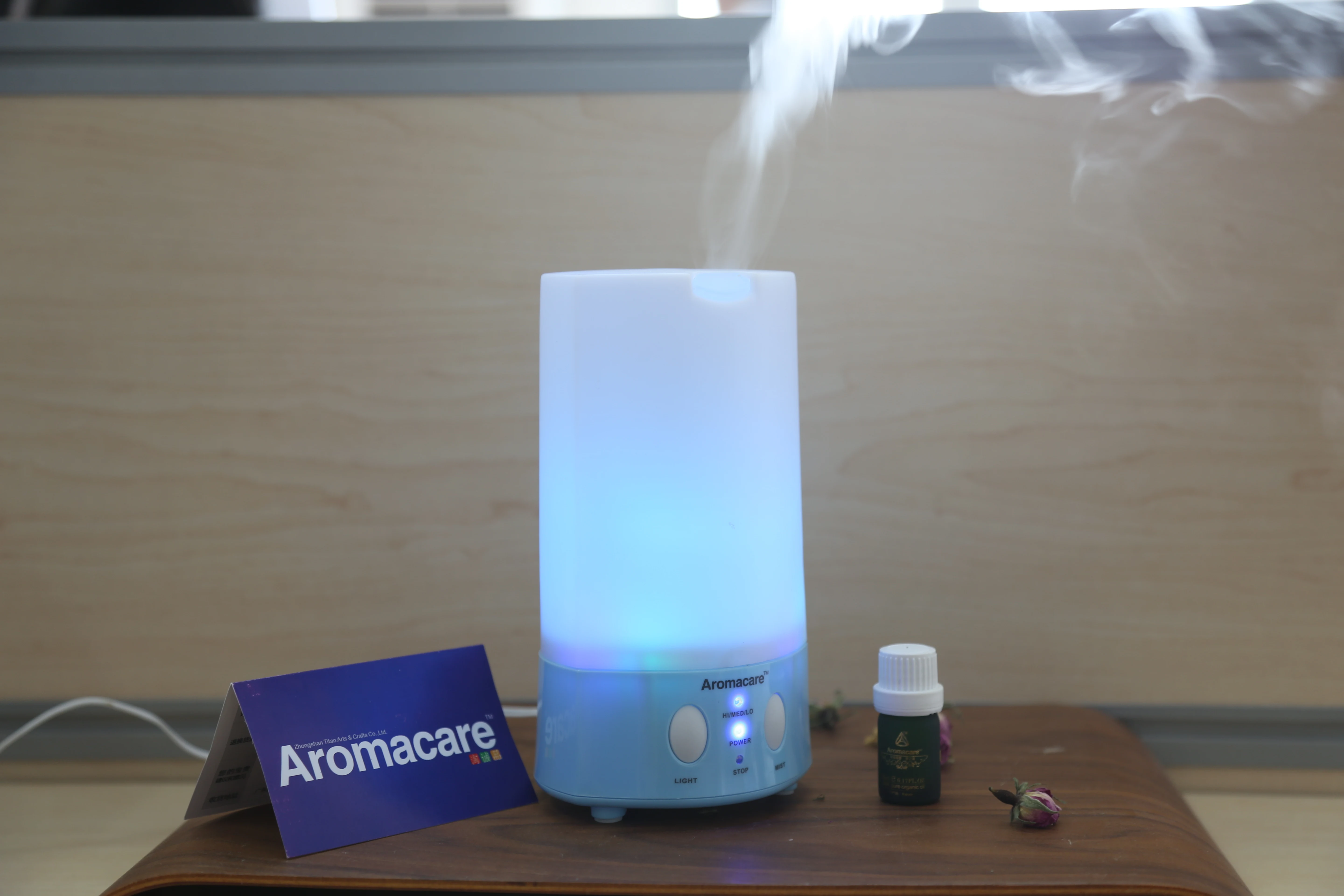 Thailand 100ml Home Electric Ultrasonic Essential Air Oil Fragrance Aroma Office Base Led Diffuser Made in Usa